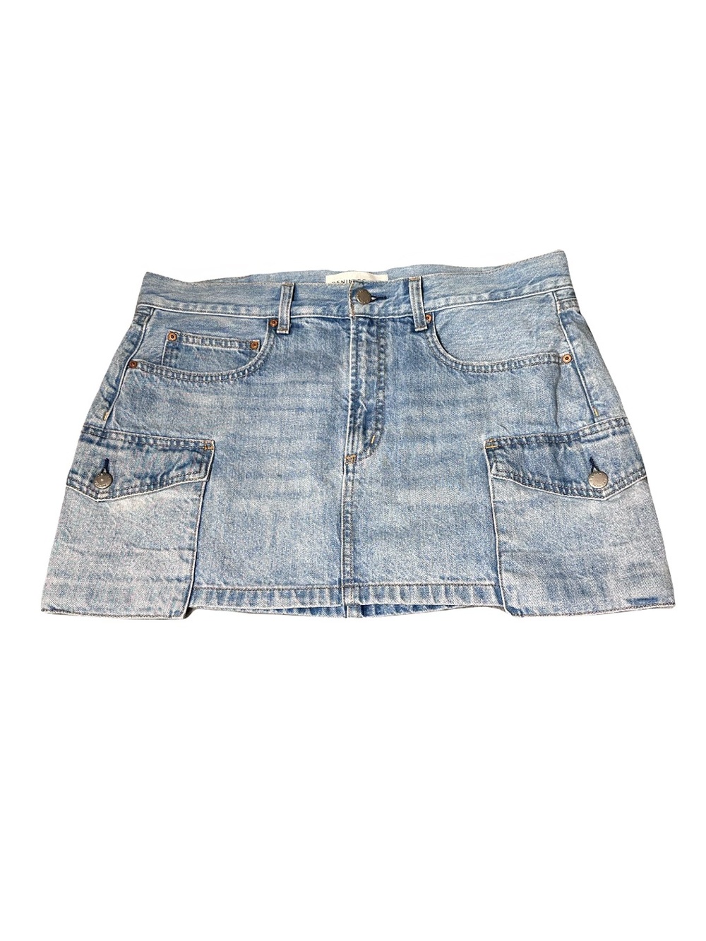 Aritzia Denim Forum 90s Mid-Rise Cargo Mini Skirt